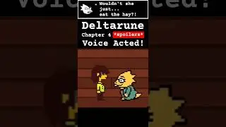 *spoilers* kris and alphys pt.2 #deltarune#voiceacting#voiceover#voiceactor#deltarunechapterfour