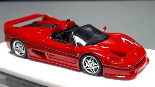 1/64 Ferrari F50 Spyder by DMH resin car model review
