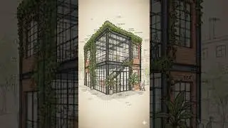Urban Industrial Cafe Concept | 2-Story Coffee Shop Design #cafeinspiration #architecture
