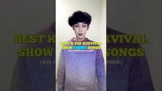 BEST KPOP SURVIVAL SHOW THEME SONGS #kpop #treasure #enhypen #izna #bongbong_kpop88