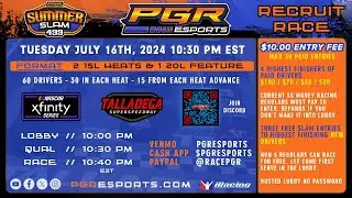 PGR eSports | Summer Slam Recruitment Race | Talladega Superspeedway | PGR eSports