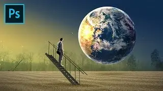 Create a Surreal Earth Photo Manipulation - Photoshop Tutorial