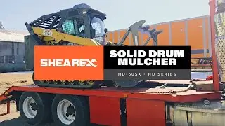Shearex Solid Drum Mulcher In Action!