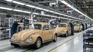 How Volkswagen Beetle Cars Are Built Today | Inside the VW Factory