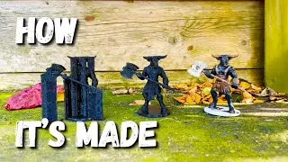 How it's made - Minotaur figure for painting