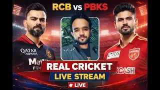 Live RCBvsPBKS Real Cricket 24 Auction League Match 4🔥