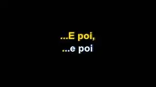 Ore d'Amore - Mike Patton Karaoke