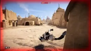 STAR WARS Battlefront II - Largest out of bounds death