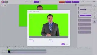 VideoExpress.ai Tutorial - ChromaKey Green Screen Background Removal