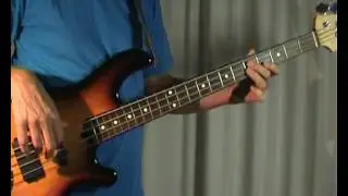 CCR - Bad Moon Rising - Bass Cover