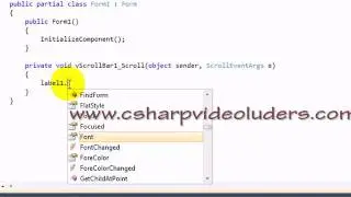 vScrollBar ozellikleri