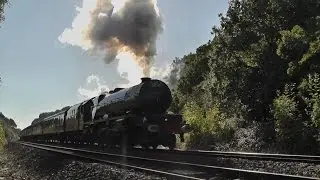 6201 Princess Elizabeth accelerates up Sapperton Bank - 05/10/2016