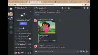 How to do the daily questions on your discord server