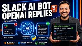 Tutorial 2: Complete Python Slack Bot Course #2: Connecting OpenAI for AI Replies Python Socket Mode