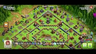 How to bring 3 star in a TH16 base with TH14 army | Th 16 max base attack from th 14 | Super yeti CC