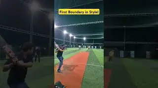 First ever turf boundary - Unforgettable Cricket Moment | #boundaries #cricket #viralvideo