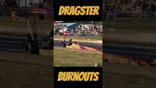 Blown and Injected Dragster Burnouts! #shorts