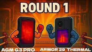 Boiler Room HEAT Fight! AGM G3 Pro vs Armor 29 Pro (Thermal War)#asmr #infrared #ruggedphone