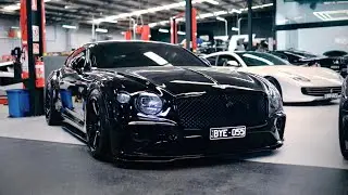 Adrian Portelli's Slammed Bentley GT - Straight piped Super cars at PAW