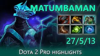 MATUMBAMAN 27-5 Razor | Dota 2 Epic Pro Highlights