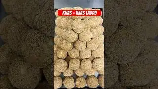 Khas-Khas laddu (खस-खस लड्डू) 😍😍 #shortsfeed #shorts #sweet #laddu #viral #animal