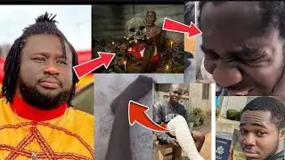 Twene jonas brother Young don has been attacked by juju n he's now begging Ghanaians to forgive him😳