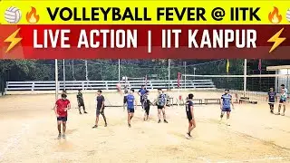 Live volleyball | IITK Students Activities | Sports Activities IIT Kanpur | Topi Bala Channel |