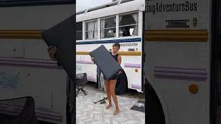 DIY seat cushions in our skoolie 🚌