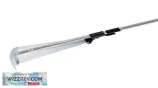 VEVOR Leaf Rake 18 Metal Tines Adjustable Garden Rake for Lawns