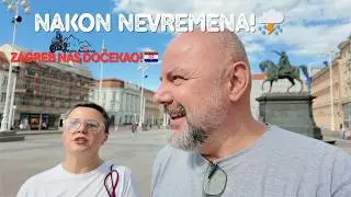 🌧️ IDEMO DALJE 🏍️  ZA ZAGREB! 🇭🇷 Vožnja nakon nevremena