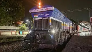 Journey behind 40021 WDP-4B. Onboard 14887 Rishikesh-Barmer express.