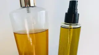 How to infuse diy green tea oil and spray for hair regrow and  fight dandruff