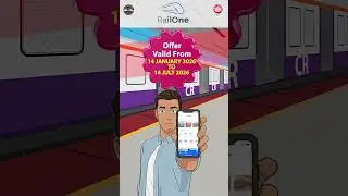 ✨Enjoy a 3% discount on unreserved tickets booked through the RailOne App.