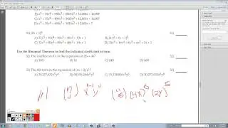 College Algebra: Review For Final Exam (Part II)