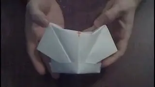 Оригами шапка медсестры из бумаги Origami nurse cap