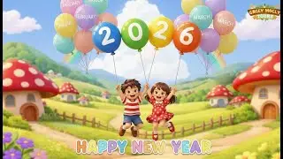 Can You Name All 12 Months 🥳 New Year 2026 Special | Kids Learning Fun! #monthsname #kidsvideo