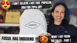 РАСПАКОВКА СУМКИ FOSSIL &mdash; Я НЕ МОГУ ПОВЕРИТЬ, ЧТО Я ПРИОБРЕЛ ЭТУ ПОПУЛЯРНУЮ СУМКУ СО СКИДКОЙ 70% 😍😅