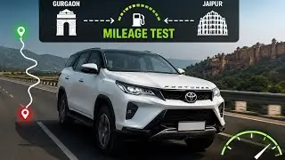 🚙 TOYOTA FORTUNER MILEAGE TEST #fortuner #MILEAGE #toyota #autotechexpert 