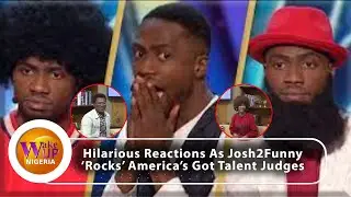 {WATCH} WakeUpNigeria Hosts React To Josh2Funny Performance  At America's Got Talent