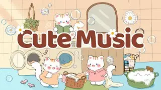 Cute Lofi Kitty 🫧🌸 1 Hour Cafe Song ☀️ Stream cafe 🌷cute & relaxing music 🍪 Make Your Day Better