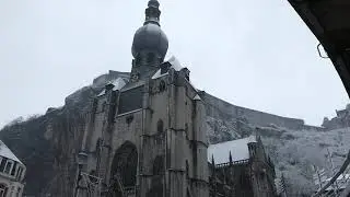 Winter in dinant L'hiver est là 2026 #walking  #citytour