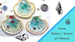 Tuto Résine UV : Porte Bijoux/Savon en Coquillage Véritable
