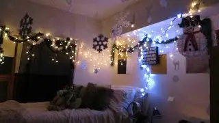 Dorm Room Tour| Winter/Holiday Decor