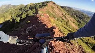 Riding the Spine - Wasatch Crest Trail (top line)