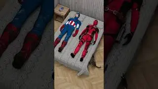 #spiderman #marvel #captainamerica #avengers #stopmotion #animation #deadpool #viral
