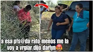 darlyn más fuerte le dolio la panza al ver a chino y celia salir de entre el montarral🥵