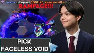 Faceless Void от Satanic обрушивает на вас буйство! | Полный игровой процесс от первого лица