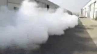 Smoke Screen on an Armored Toyota Land Cruiser - Alpine Armoring