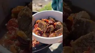 Wild Game Chili in Cast Iron | Cowboy Cooking Outdoors