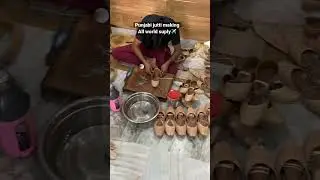 Making punjabi jutti & Mojaris  || All type women footwear making  || #making #craft #handmade #yt